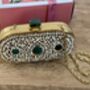 Madrid Brass And Kundan Clutch, thumbnail 4 of 6