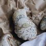 Luxury Irish Linen Festive Santa Christmas Tree Decoration, thumbnail 2 of 6