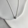 Diamond Solitaire Necklace On The Chain, thumbnail 4 of 9