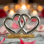 Personalised Double Heart Ornament, thumbnail 2 of 5