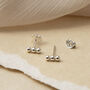 Sterling Silver Satellite Studs, thumbnail 2 of 5