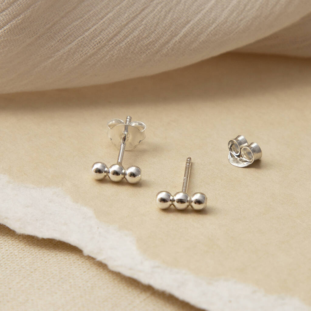 Sterling Silver Satellite Studs By Martha Jackson Sterling Silver