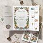 Vintage Floral Wedding Invitation Suite, thumbnail 4 of 12