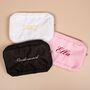 Personalised Embroidered Make Up And Cosmetics Bag, thumbnail 5 of 7