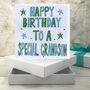 Personalised Grandson Birthday Book Card, thumbnail 1 of 7