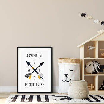 Adventure Is Out There Art Print, 2 of 4