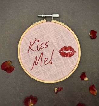Kiss Me Mini Embroidery Kit, 4 of 4