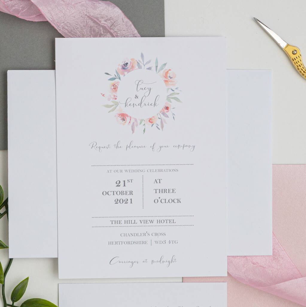Image of 10 Blooming Adorable Wedding Invitations
