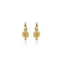 Gold Vermeil Etoile Hoop Earrings, thumbnail 3 of 4
