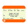 Train Ticket Personalised Father's Day Card, thumbnail 5 of 5