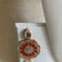 Red And White Gold Plated Kundan Pearl Indian Set, thumbnail 7 of 7