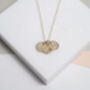 Westbourne Personalised 9ct Gold Initial Disc Pendant, thumbnail 4 of 12