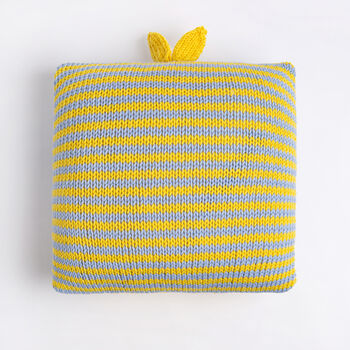 Easter Gonk Cushion Cover Intermediate Knitting Kit, 4 of 8