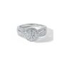 Fergie White Gold Lab Grown Diamond Engagement Ring, thumbnail 3 of 5