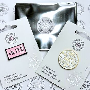 Sorry I'm Late I Was Dilly Dallying Goose Enamel Pin, 8 of 8