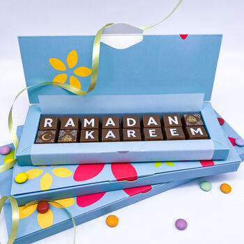 Ramadan Kareem And Eid Chocolates Gift Message, 2 of 7
