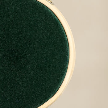 New Home At Christmas Velvet Hoop, 3 of 5
