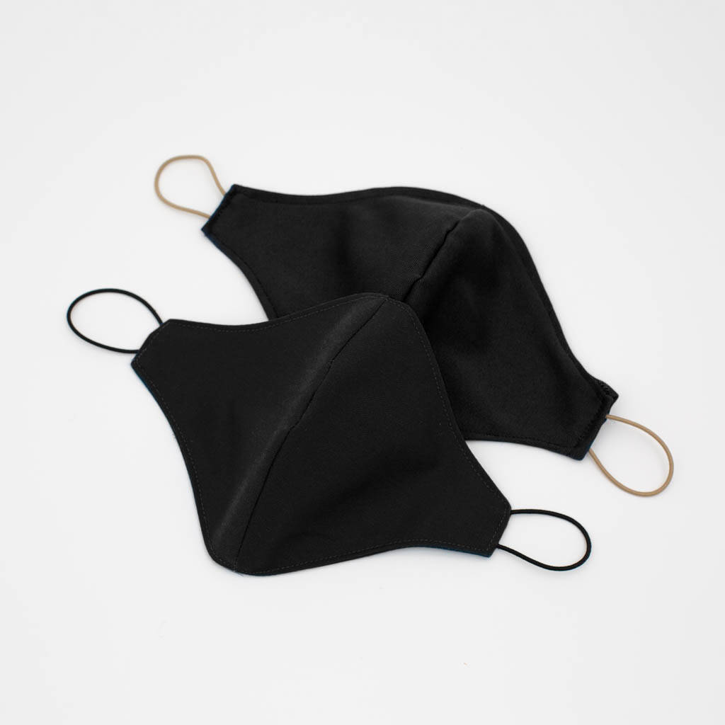 Adult Male Black Reusable Face Mask | Washable By Spice Kitchen ...