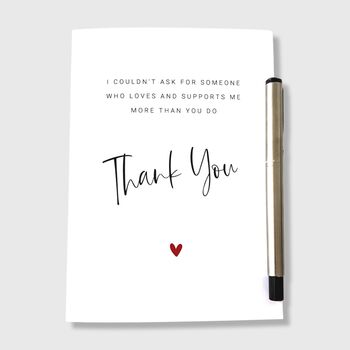 Thank You Card For Love And Support, 4 of 7