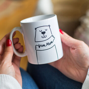 Personalised Bear 'Hug On A Mug' Gift, 3 of 9