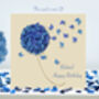 Belated Happy Birthday Butterfly Hydrangea Card, thumbnail 2 of 12