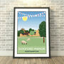 Dodford Manor Barn, Northampton, Wedding Print, thumbnail 1 of 5