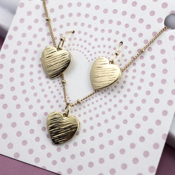 Heart Charm Jewellery Gift Set, 3 of 5