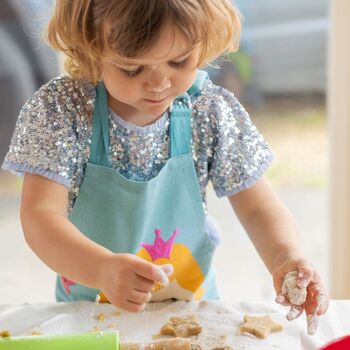 Personalised Kids Mermaid Baking Kit With Apron, 4 of 10