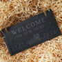 Bramble Farm 'Welcome To Our Heard' Slate Sign, thumbnail 1 of 2