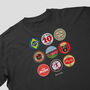Liverpool Football Beer Mats 2nd Edition Oversized T Shirt, thumbnail 8 of 10