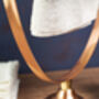 Handmade Solid Copper Towel Bar, thumbnail 3 of 7