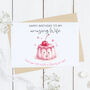 Personalised Happy Birthday Wife Cherry Card, thumbnail 1 of 2