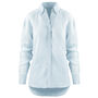 Delicate Blue Linen Women's Shirt, thumbnail 4 of 4