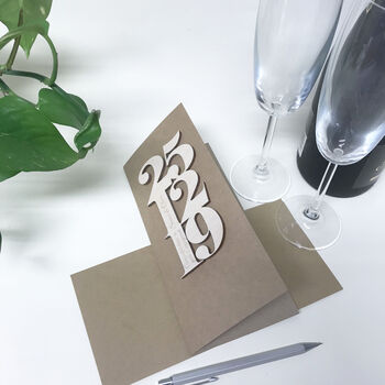 Personalised Your Engagement Date Card, 6 of 8