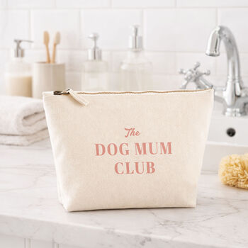 Personalised Makeup Travel Bag Gift For Mum Dog Mum Club, 2 of 6