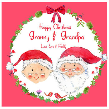 Personalised Grandparents Christmas Card, 3 of 7
