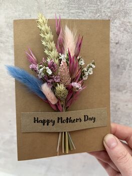 Mother’s Day Card Dried Flowers, 3 of 8