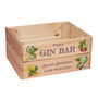 Personalised Gin Bar Treat Hamper Gift Crate, thumbnail 2 of 2