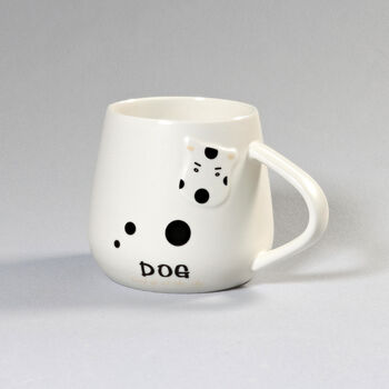 G Decor Dog Ceramic Coffee Tea Mug With Matching Lid, 6 of 11