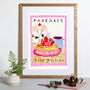 Good Morning Pancakes Art Print, Brunch Kitchen Poster, thumbnail 2 of 4