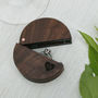 Personalised Walnut Wood And Copper Engraved Ring Box, thumbnail 3 of 4
