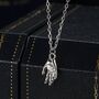 Minimalist Hand Pendant Necklace, thumbnail 1 of 10