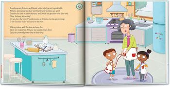 Personalised Children's Book, Baking Cookies Together, 3 of 9