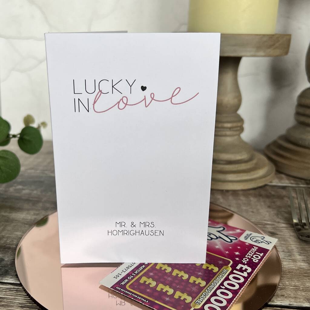 Lucky In Love Scratch Card Holders Set Of 10, 1 of 5