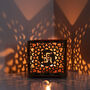 Personalised Diwali Wooden Lantern With Gift, thumbnail 3 of 12