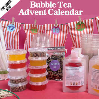 Personalised Bubble Tea Advent Calendar, 3 of 3