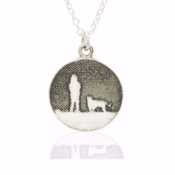 Beneath The Nights Sky Golden Dog Necklace, 3 of 5