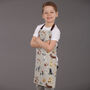 Personalized Unisex Kids Apron With Cat And Dog Print, thumbnail 7 of 10