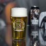 Personalised Birthday Age Number 570ml Pint Glass, thumbnail 2 of 4