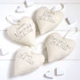 Personalised Hanging Heart Bridesmaid Gift, thumbnail 1 of 12